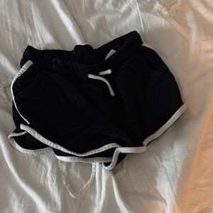 Old Navy Kids Black Shorts with White Trim
